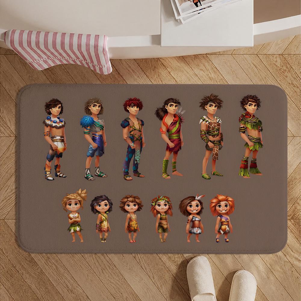 IP-The CroodsS Floor Mat Soft Non-Slip Bath Mat, Bedside Carpet, Absorbent Doormat for Home