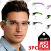 Защитные очки с защитой от запотевания Мягкие дужки из TR90 Защита UV400 Ударопрочные Легкие Комфорт для Промышленности Спорта Лаборатории HM11