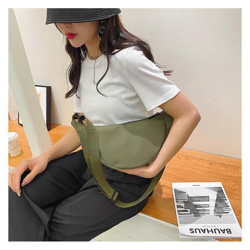 Летняя простая сумка для пельменей Foreign Air Network Красная сумка через плечо Trend Nylon Корейская версия Повседневная сумка через плечо