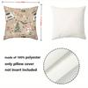 1 Pieces Christmas Pattern Decorative Throw Pillow Cushions Polyester pillowcase, sofa decorative cushion cov Headboard Pillow