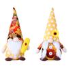 Autumn Gnomes Scandinavian Tomte Nisse Swedish Sunflower Elf Home Farmhouse Kitchen Decor Tiered Tray Decorations