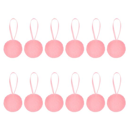 12/16 шт. пушистые рождественские шары, плюшевые искусственные меховые эльфийские шары, помпоны для рождественской елки, украшения для вечеринок