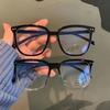Xiaohongshu Anti-Blue очки женские простые нерегулярные мужские ретро очки оправа