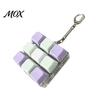 Hanging Keyboard Toy 9-Keys Fidget Toy, LED Light-up Keychain Bag Ornament for Stress Relief, 9-In-1 Mechanical Backpack Charm Tactile Decompression