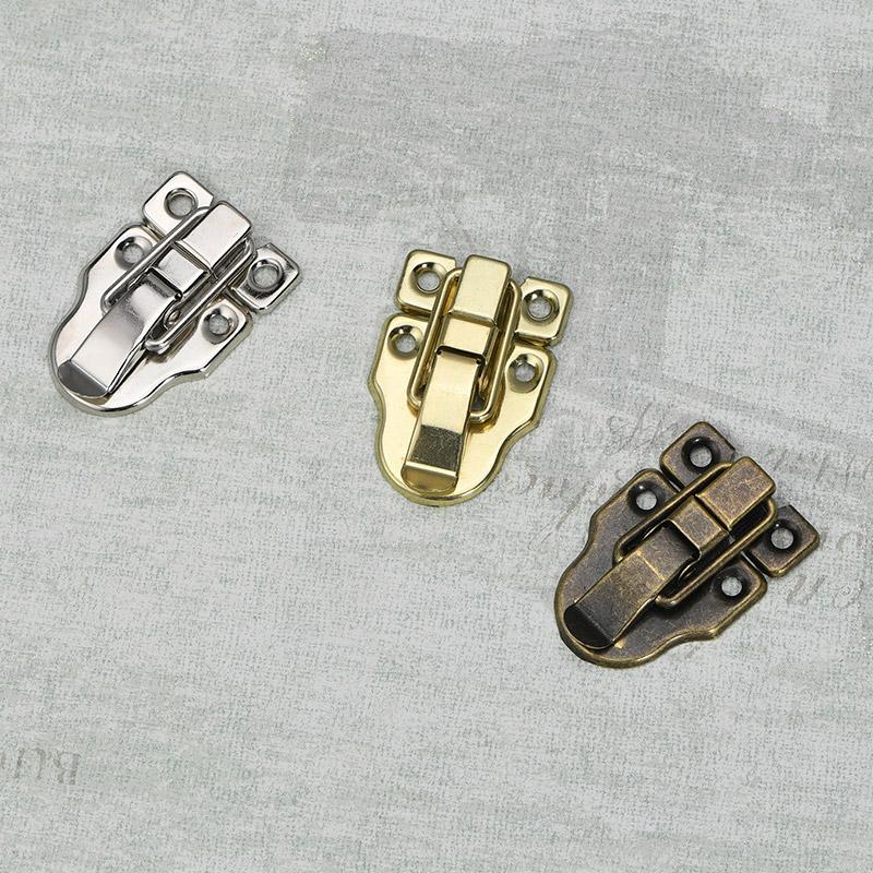 1 шт., металлическая защелка для чемодана, застежка нагрудная коробка, пряжка, старинный замок, пружинная застежка, винтажная