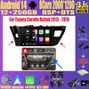 Для Toyota Corolla Ralink 2013 2014 2015 2016 4G Android 14 Автомагнитола Радио Мультимедийный Видеоплеер Навигация GPS 2Din