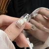 Camellia White Nail Tips: Spring/Summer Beautiful Press-On Manicure