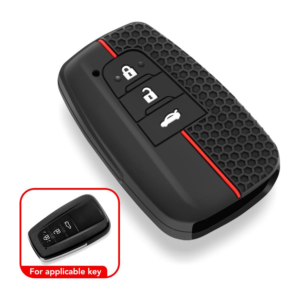 Чехол-брелок от автомобиля для Toyota CHR C-HR Prius RAV4 2016-2019, 2, 3, 4 кнопки, пульт дистанционного управления без ключа