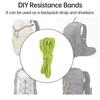 DIY Elastic Cord Heavy Stretch Round Strings Plastic Cord Locks for Shoelaces Drawstrings Paracord Green 3.2m
