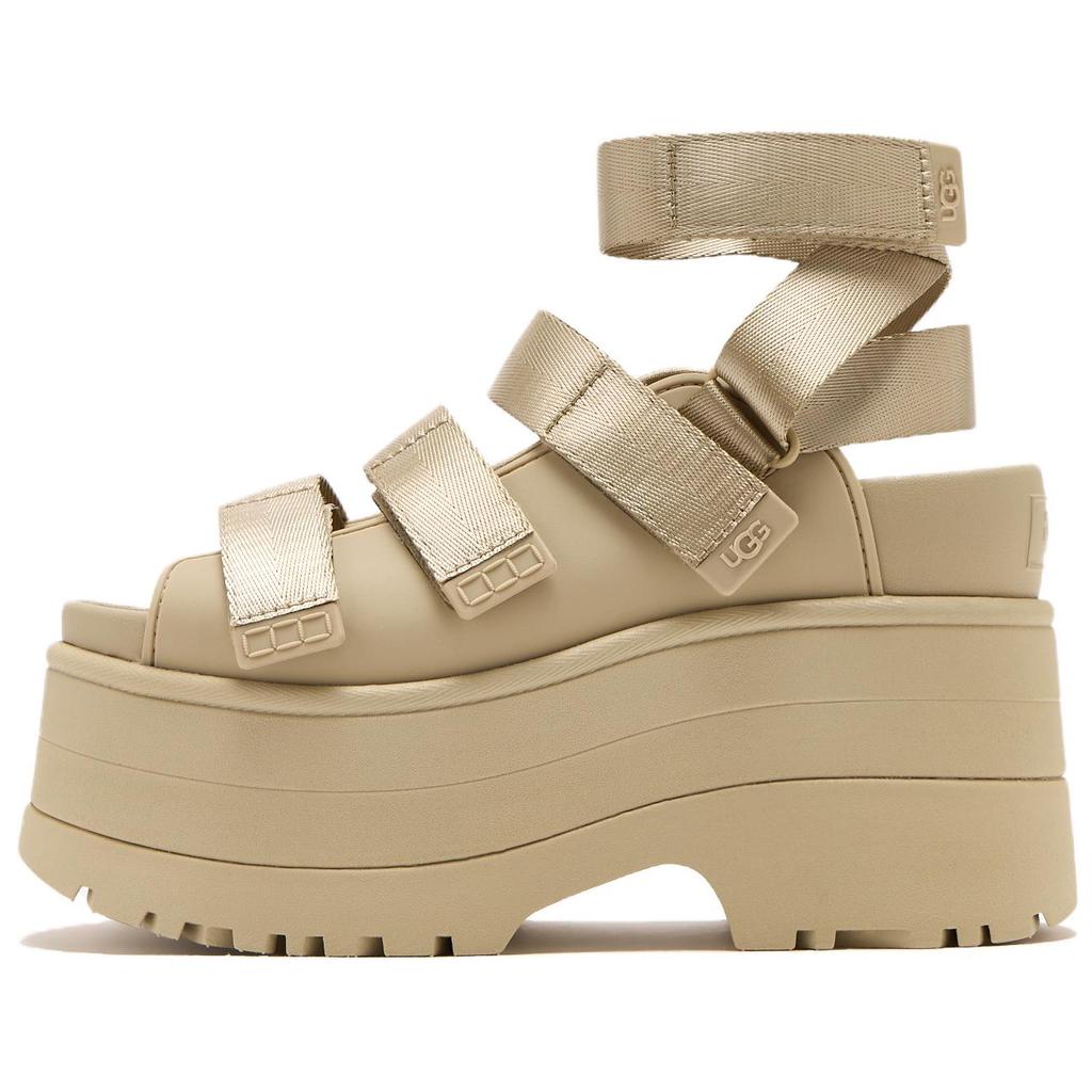 UGG GoldenRise Platform Sandals Mustard Seed (Womens) Women Sneakers 1167431-MDSD