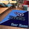Custom Name Tennessee Logo Art Rug Office Rug Chair Mat Non Slip Carpet Rugs for Bedrooms Dining Room Living Room Home Decor gifts
