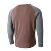Men'S Fashionable Lapel Color Blocking Shirt Casual Long Sleeve Top