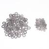 100Pcs Stainless Steel Washers Metric Flat Washer Screw Kit M3 M4 M5 M6 M8 M10
