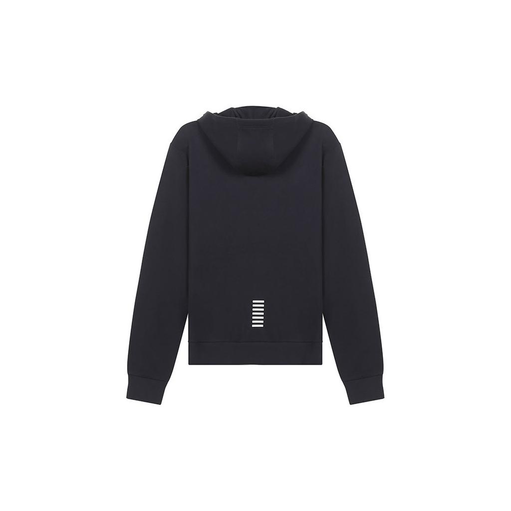 Emporio Armani EA7 Толстовка с карманом, украшенным буквой, Мужские толстовки Темно-синий 8NPM04-PJ05Z-1578