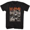 Мужская футболка Def Leppard с коллажем из фотографий, мерч рок-группы, унисекс футболка