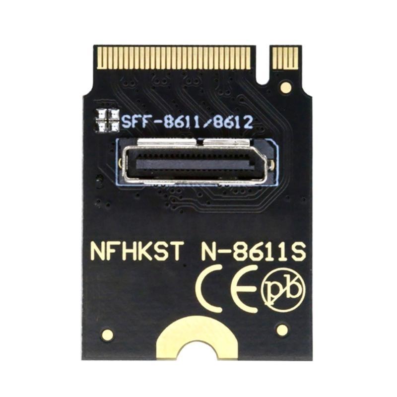 2230 NVMe M.2 NGFF to SFF-8612 SFF-8611 PCIE Vertical Host Adapter PCIE Converter Connector Adapter Converter Card