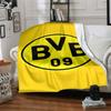 Borussia Dortmund Theme Printed Blanket - Perfect for Couch, Bed, Travel & Outdoor Use | Machine Washable, Cozy & Durable.