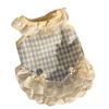 Летний кружевной жилет с бантом для маленьких собак и кошек