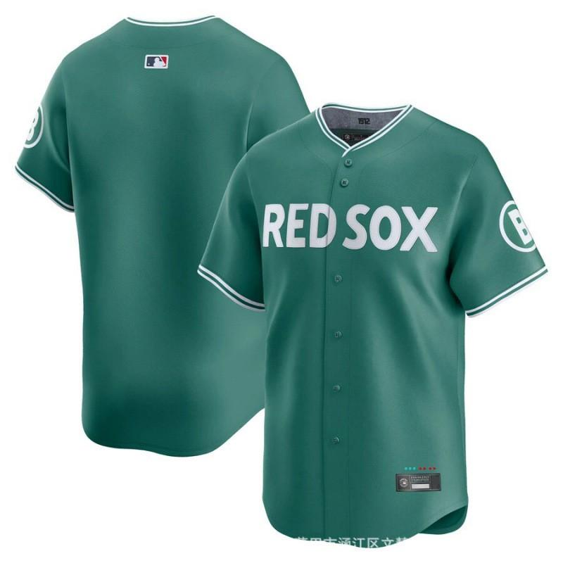 Boston Red Sox Green City Connection Limited Edition Baseball Jersey With Embroidered Numbers 2 11 16 34