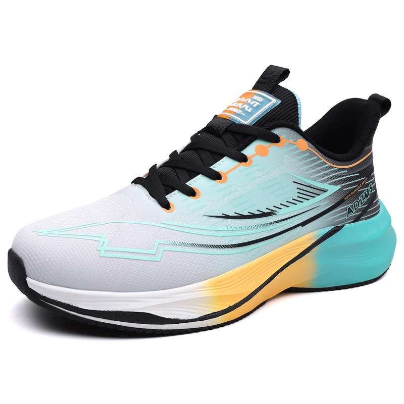 Марафонские кроссовки для бега Мужские Удобная подошва Износостойкие Нескользящие Повседневные Для улицы Для пеших прогулок Спортивная обувь Мужская