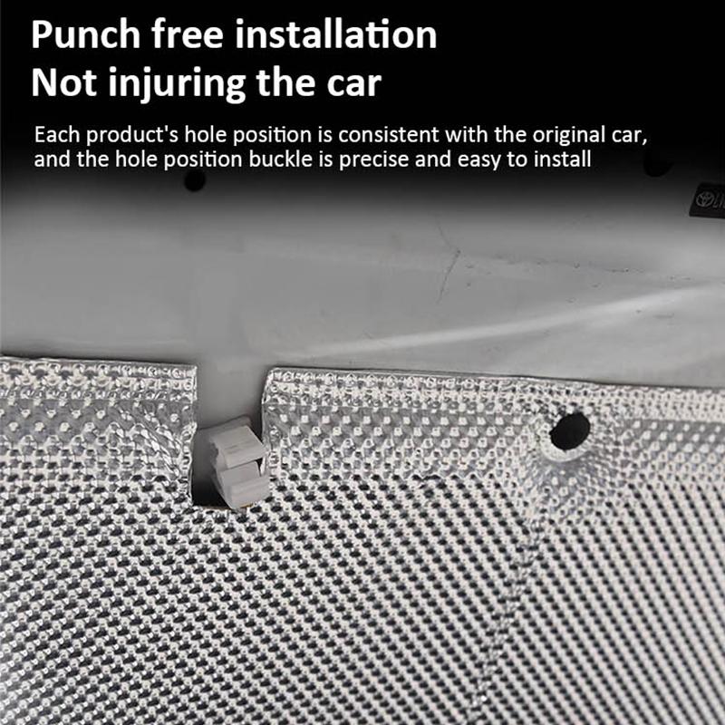 For BMW 5 Series E60 E61 525i 528i 530i 520i 523i 2004~2010 Car Front Engine Hood Sound Mat ulation Cotton Pad Soundproof