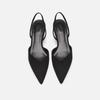 Fashion 2024 Brand Women's Shoes Slingbacks Women's High Heels Fashion Shallow Mouth Office and Career Hot Sale Slip-on Toe Cap Sandals