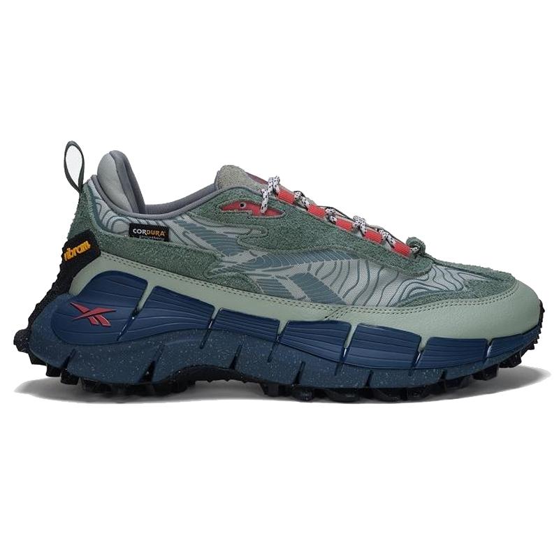 Reebok Zig Kinetica 2.5 Edge Унисекс Винтажный Зеленый Трек Зеленый Астро 100074670
