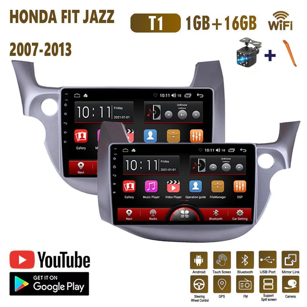 10,1 "Android автомобильное стерео радио для HONDA FIT JAZZ 2007-2013 автомобильный мультимедийный плеер DVD колонки головное устройство аудио WIFI 1 + 16 ГБ