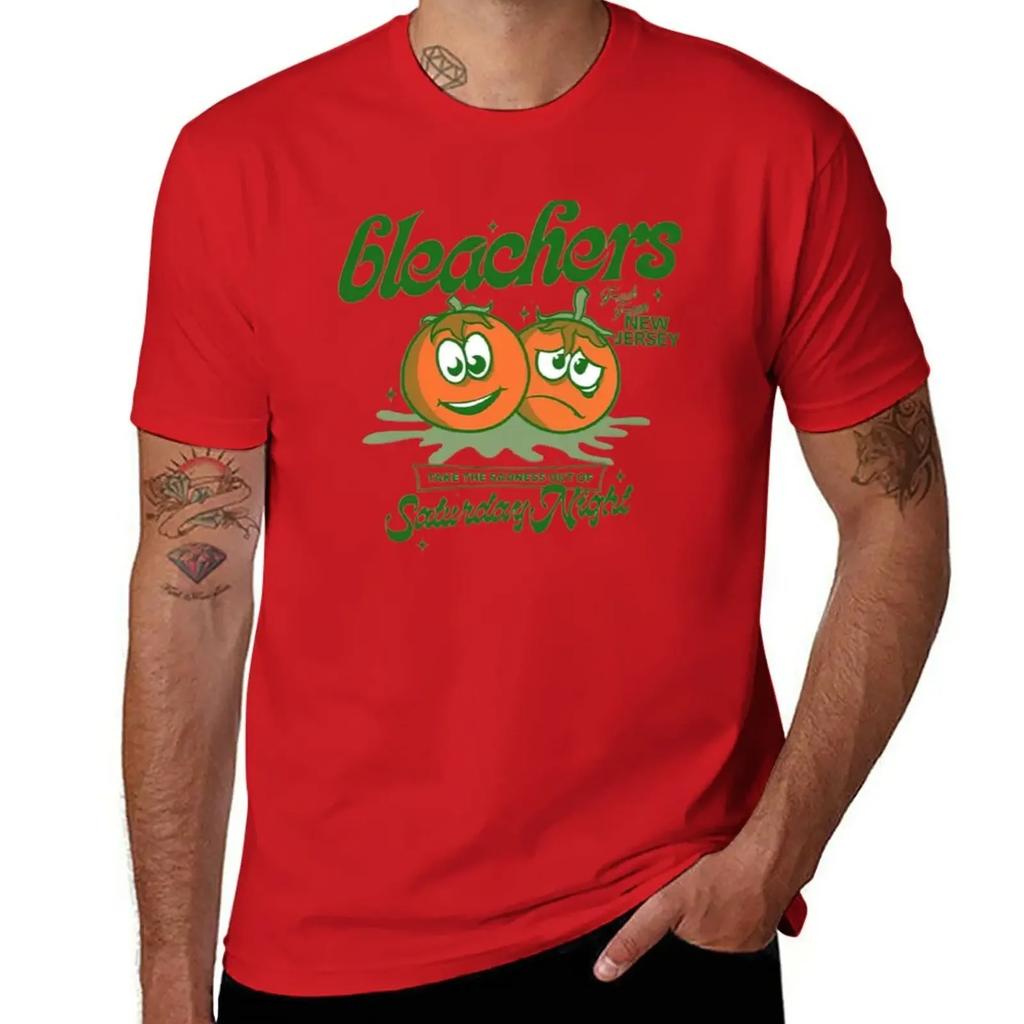 bleachers T-Shirt sports fans oversizeds heavy weight t shirts for men