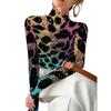 Women's Large-size Long-sleeved Bottoming Shirt, High-elastic, Slim-fitting and Thin Long-sleeved T-shirt.