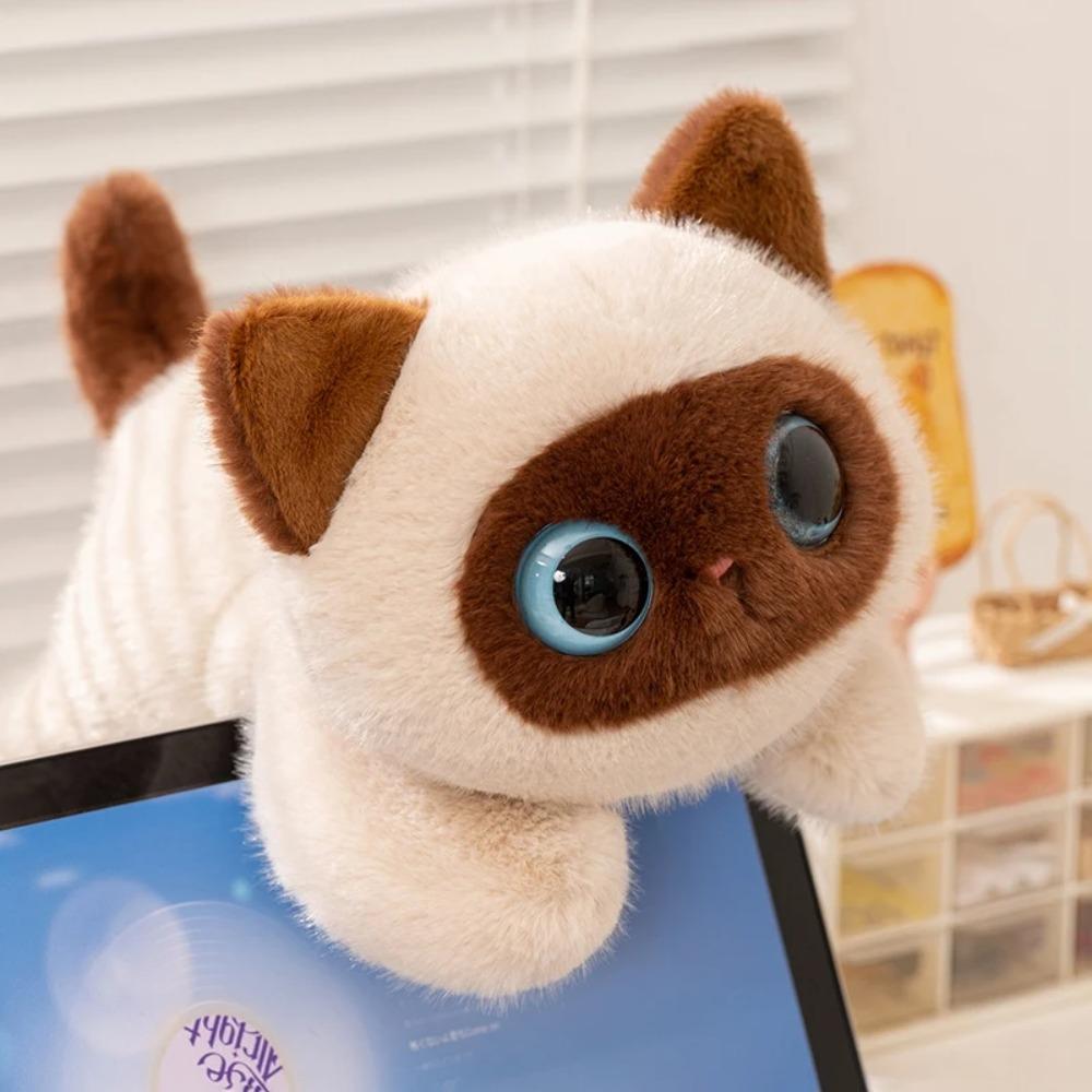 20/40 см Плюшевая игрушка Кошка с большими глазами Плюшевая кукла котенок Питомец Высокое качество Изысканная кошка Мягкая удобная подушка Подарок на день рождения