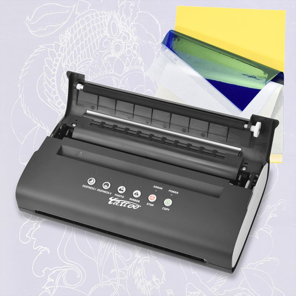 ATOMUS Tattoo Stencil Transfer Printer Machine with 30pcs Tattoo Transfer Paper Thermal Stencil