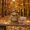 Versatile Festival Soft Furnishings Fall Scarecrow Figurine, Wooden Pumpkin Statue, Rustic Autumn Harvest Season Table Decor Tabletop Decoration