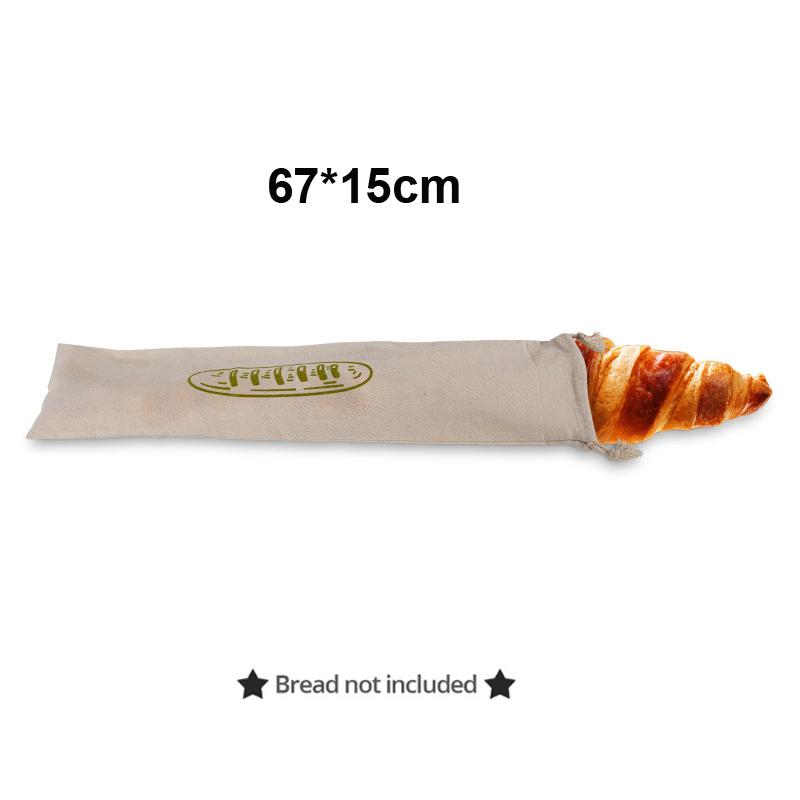 Linen Bread Bag Reusable Bags For Bread Drawstring Bags Homemade Artisan Bread Storage Bag Baguette Bag Food Storage Containers