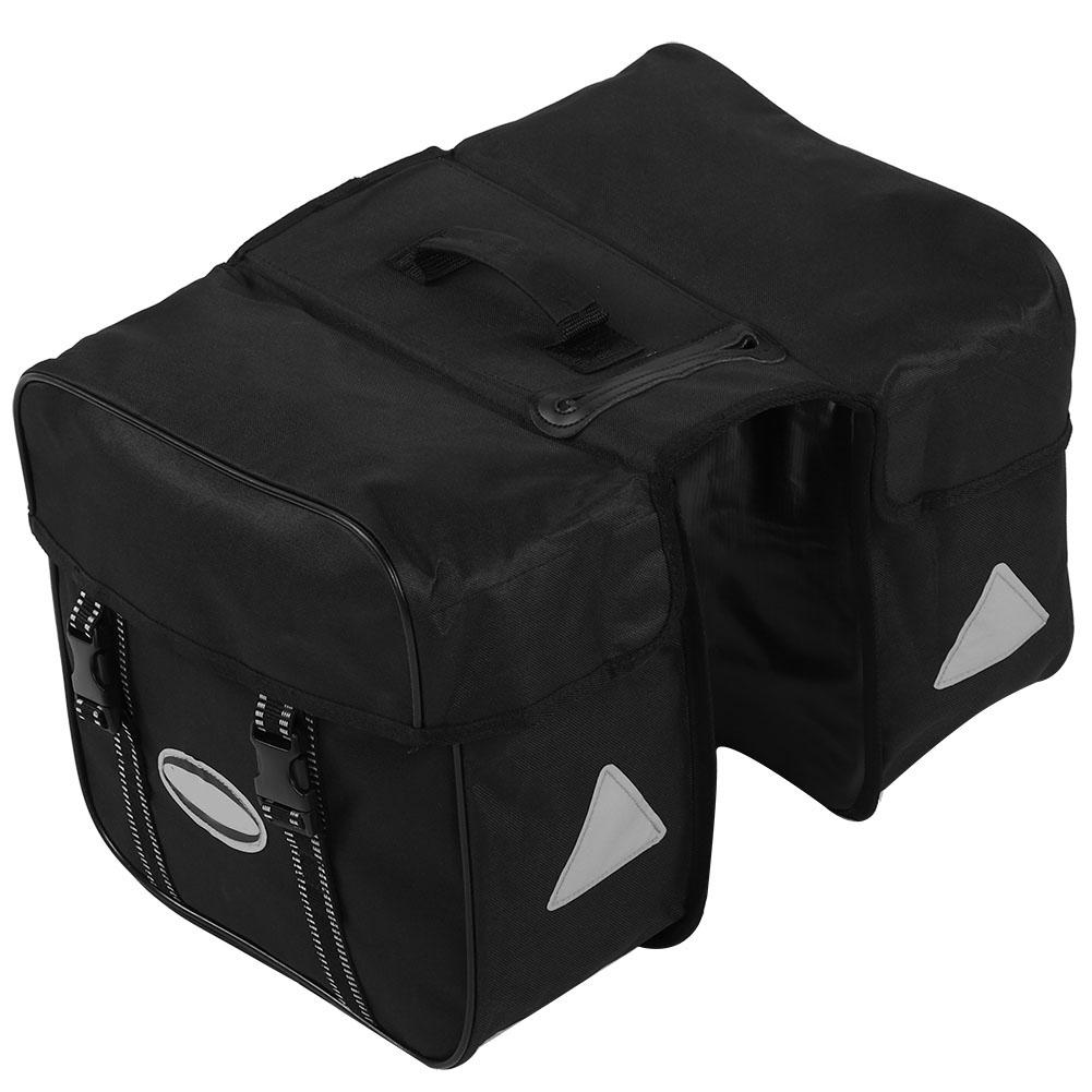 Waterproof Outdoor Bike Bicycle Rear Seat Tail Storage Bag Rack Trunk Travel Double Pannier Bag