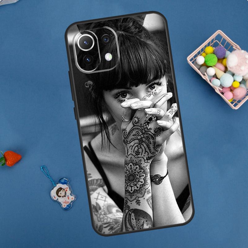 Sexy Tattoo Girl Case For Xiaomi 14T Pro 13T 11T 12T 13 14 15 Ultra POCO X7 Pro X3 X5 X6 F5 F6 M6 Pro Cover
