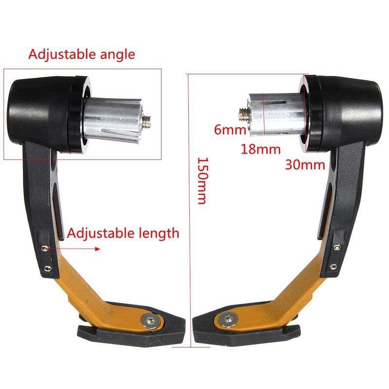 2PCS Universal Motorcycle Modified Brake Protection Rod CNC Hand Protection Anti-drop 22MM