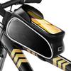 Bicycle Bag Frame Mobile Phone Bag Waterproof Bag Bicycle Accessories Handlebar Bag TPU Touch Screen for Phones Under 6.7 Inches