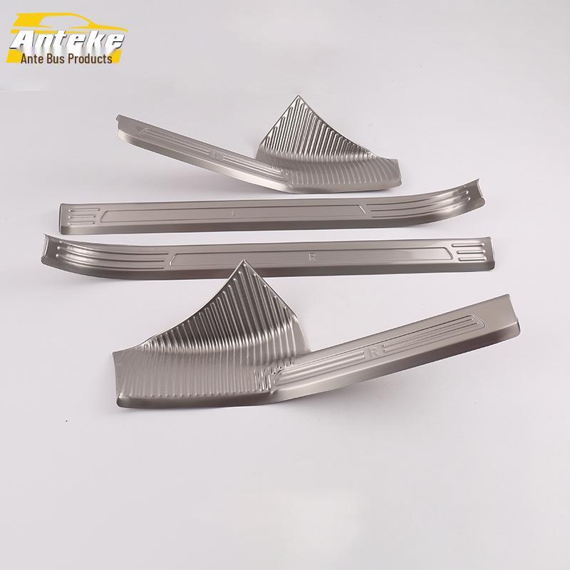 T-CROSS 19 Комплект декоративных накладок: Накладки на пороги, Наклейки на педали приветствия бампера багажника