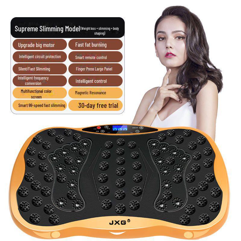 Вибрационный тренажер JXG: Ленивая формирователь тела, вибрационная платформа для укрепления мышц и похудения.