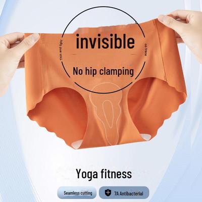 «Летние бесшовные трусы для йоги из латекса Ice Silk Anti-Awkward 7A для женщин»