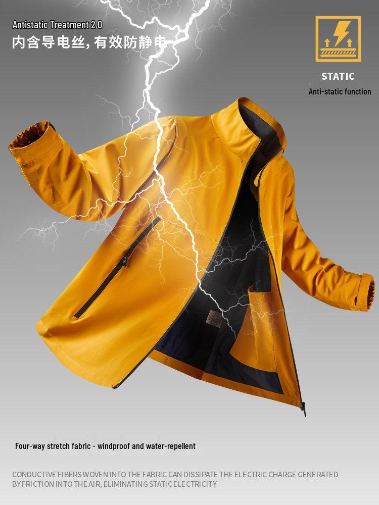 Customized Company Outdoor Jackets with Logo for Autumn/Winter Employee Workwear