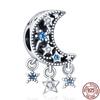 Plata Charms Of Ley 925 Silver Starry Sky Charms Air Balloon Charm Fit Fashion 925 Original Bracelets Pulseira Diy