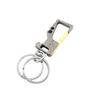 Metal Keychain Bottle Opener with Dual Ring Clip Scratch-Resistant Rust-Proof Can Opener Key Ring Fashion Accessory