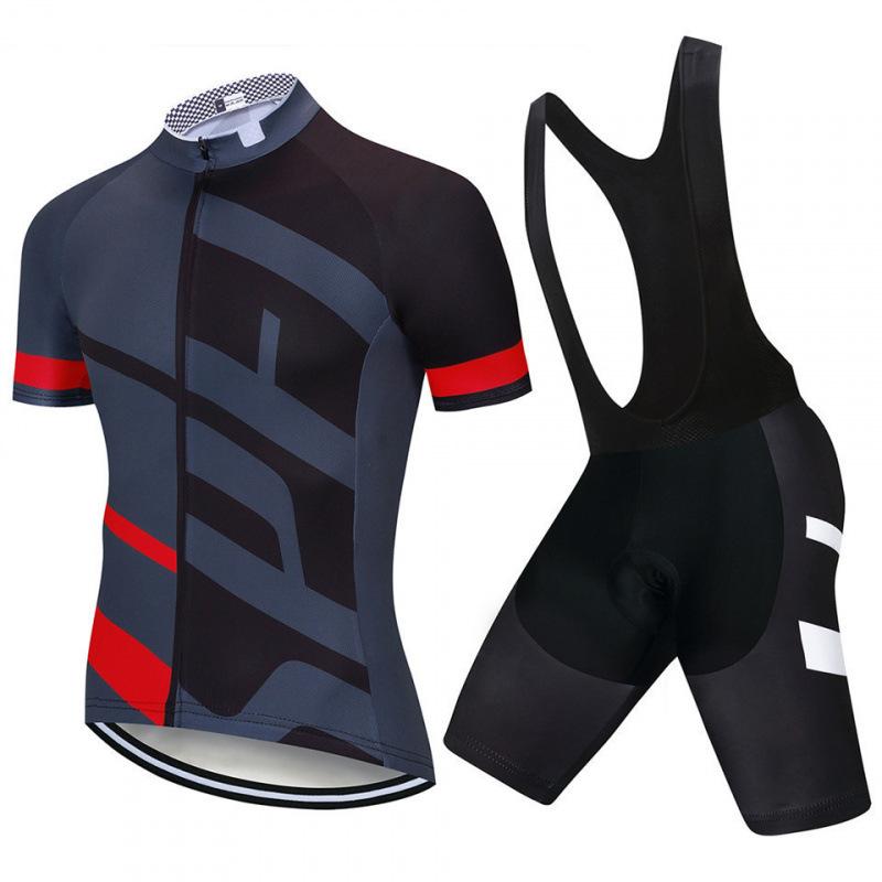 Tour de France Short Sleeve Men's Summer Cycling Suit Outdoor Sports Mountain Bike Road Bike Cycling Suit