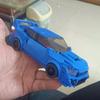 300Pcs Moc Technical Car Speed Blue Supercar Bricks Model Racing Car  Building Blocks Toys For Gifts Toy City Car