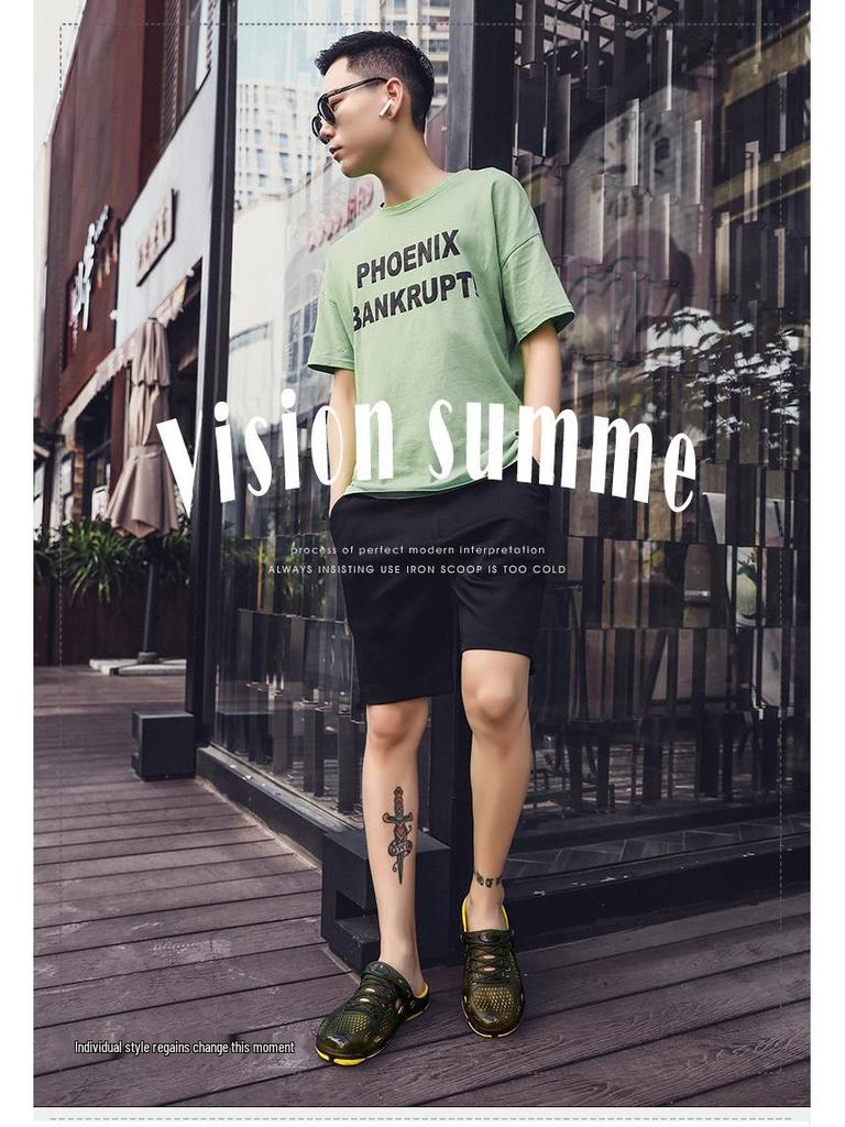 Мужские летние пляжные и повседневные сандалии-трансформеры для улицы