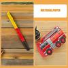 Fire Truck Pinata Party Decoration Interactive Activity For Kids Boys Birthday Party Supplies Red 41.00X22.50X8.00CM Candy Dispenser 1Set