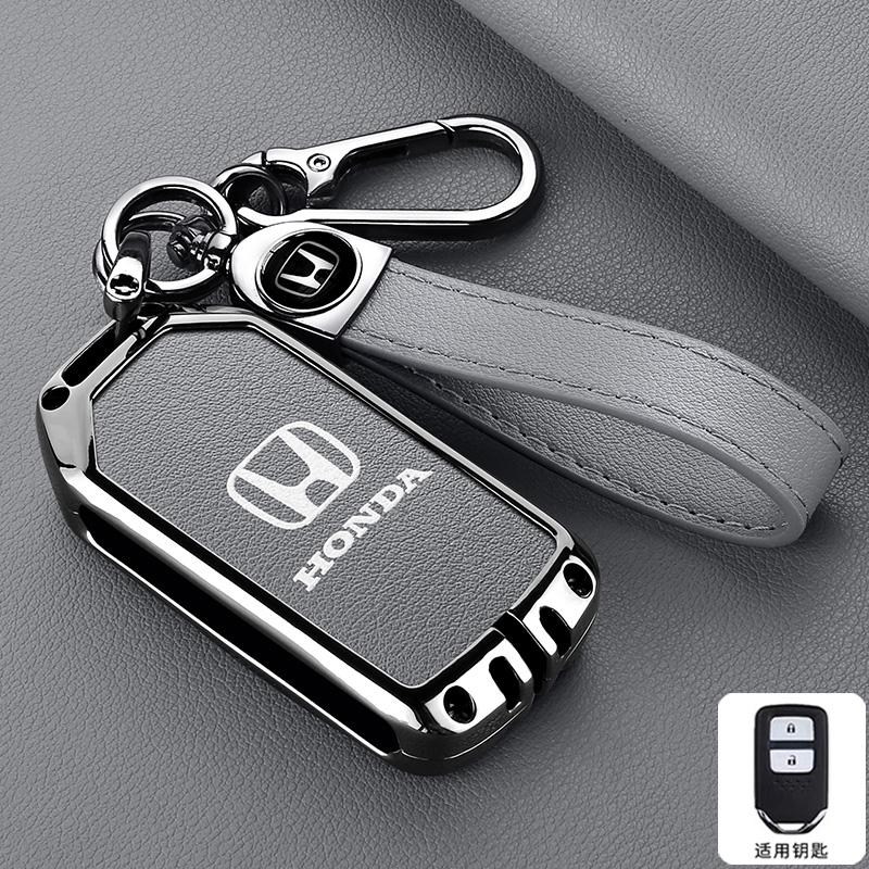 Zinc Alloy Car Smart Remote Key Case Cover Shell Protection Box For Honda Vezel City Civic Jazz BRV BR-V HRV Keyless Accessories ais256