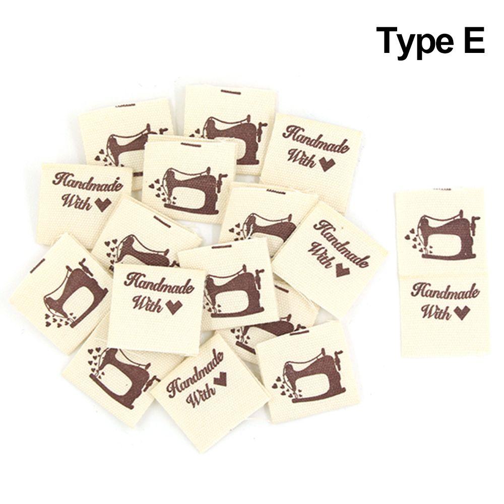 Wool Ball Cartoon Cat Handmade With Love Clothing Tags Cloth Garment Labels Sewing Accessories